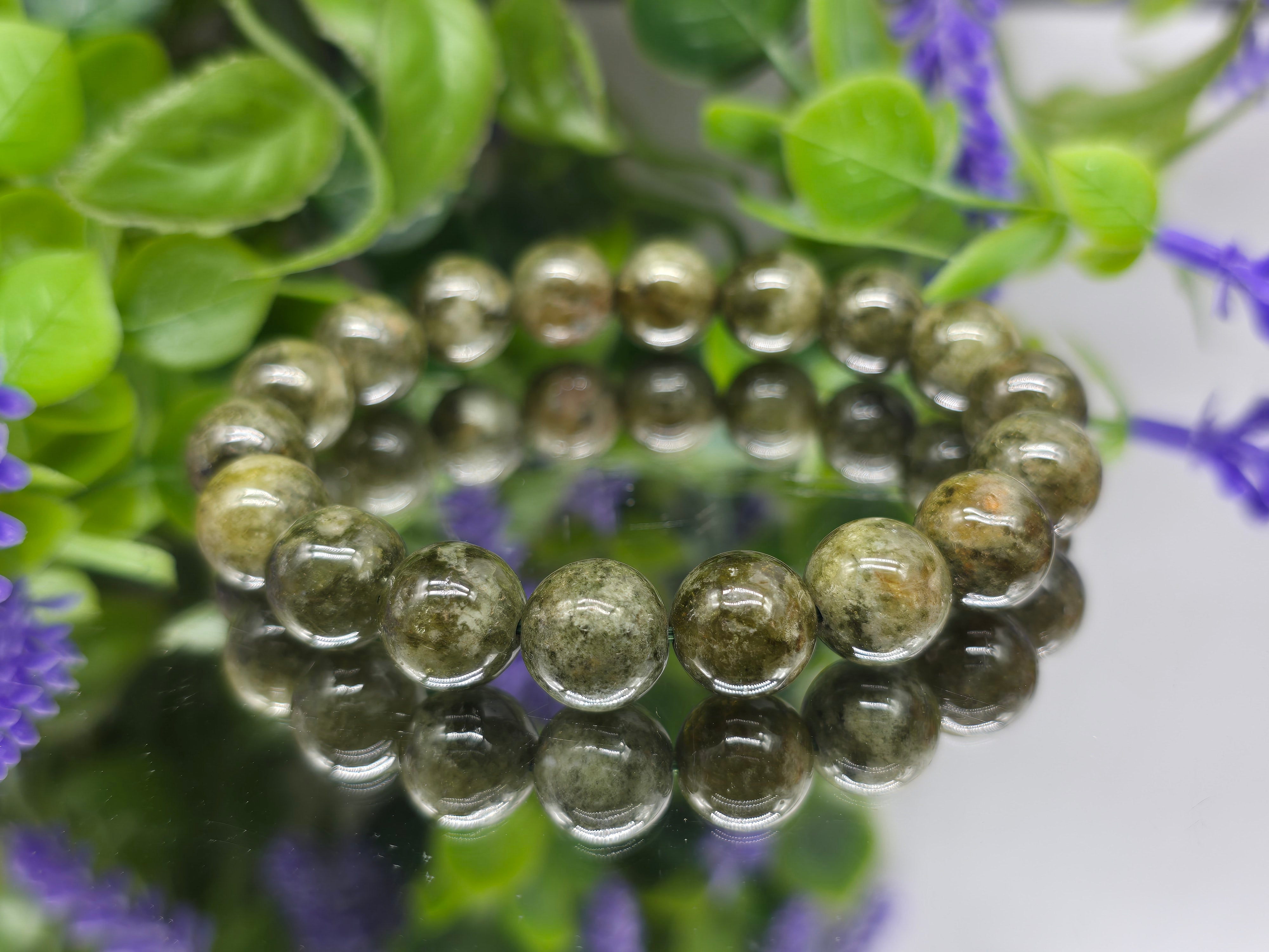 Green Garnet Bracelet Crystal Wellness