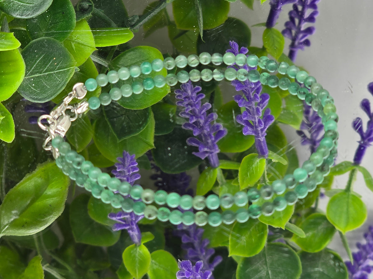 3mm Emerald Bracelet in Sterling Silver – Love, Prosperity & Wellness Crystal Wellness