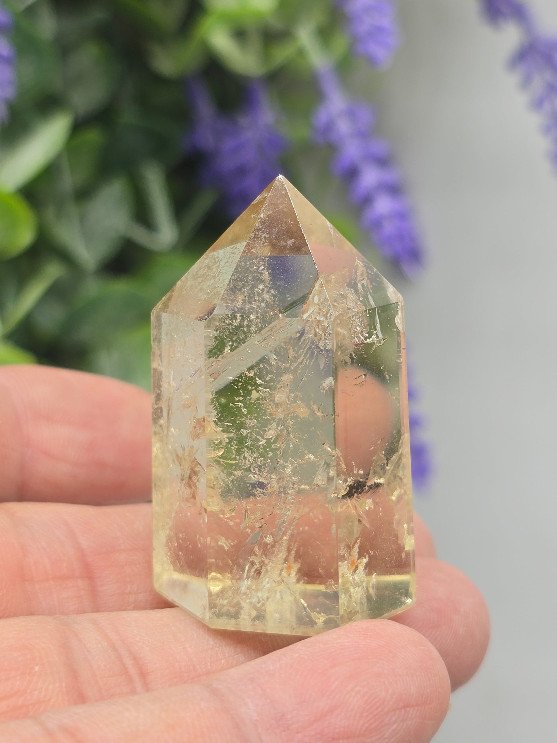 Madagascar Genuine Natural Citrine Point – 41g (Stone of Prosperity, Confidence & Positive Energy) Crystal Wellness