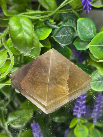 Yellow Fluorite Pyramid — Stone of Clarity, Confidence & Abundance Crystal Wellness