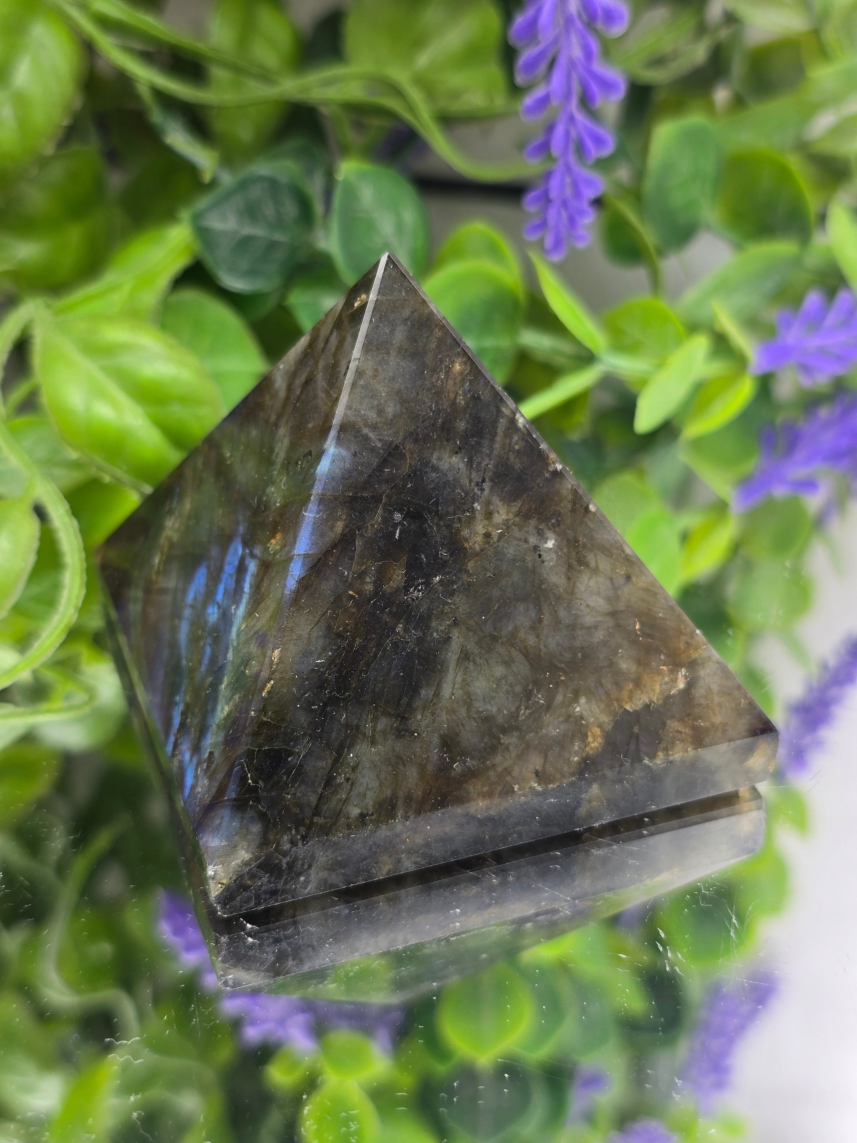 Labradorite Pyramid | Magic, Transformation & Protection Crystal Wellness