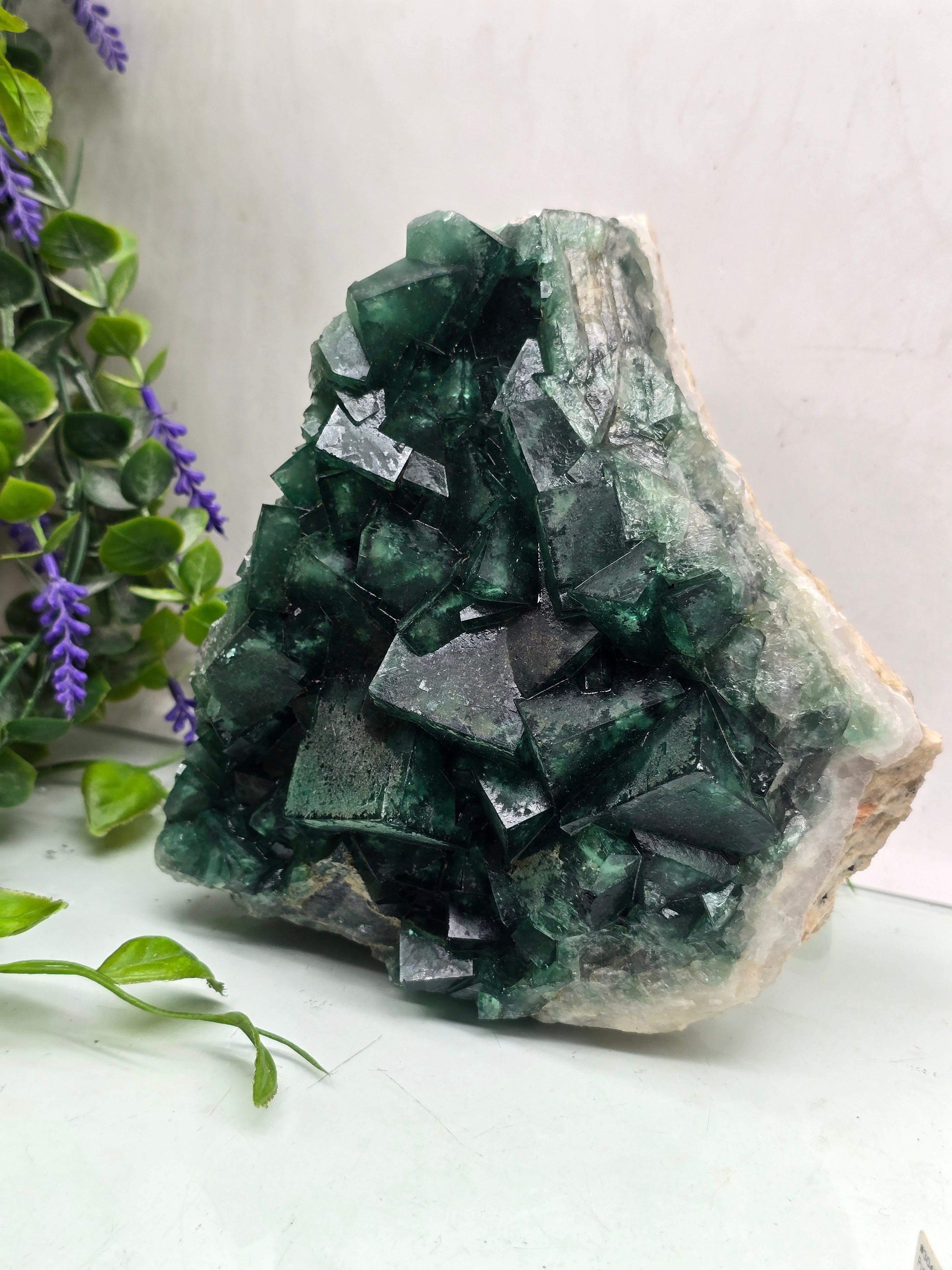 Green Fluorite Cluster Specimen Premium Quality(Stone of Clarity & Heart Alignment) Crystal Wellness