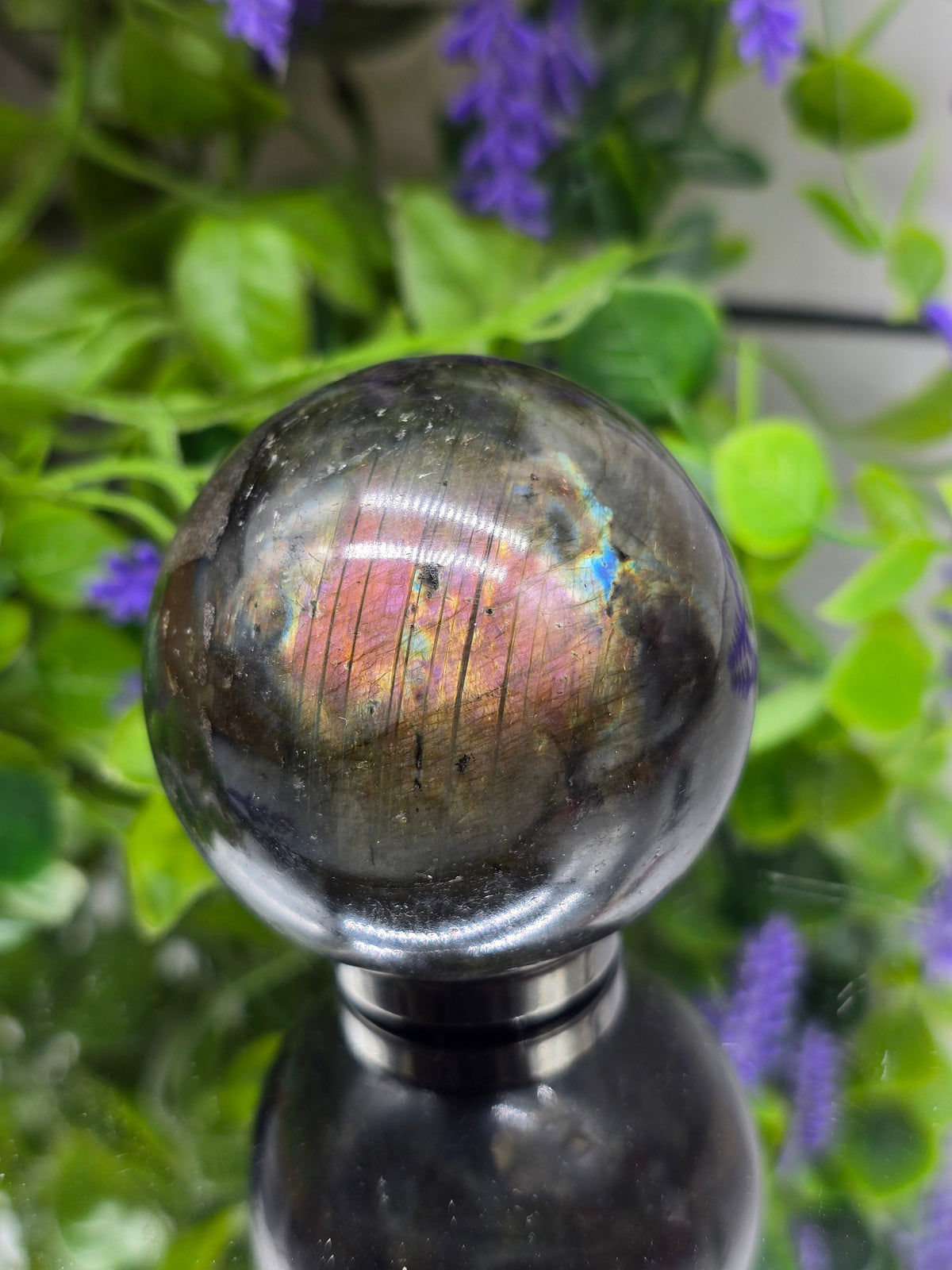 Labradorite Sphere — Stone Of Transformation, Intuition & Protection Crystal Wellness