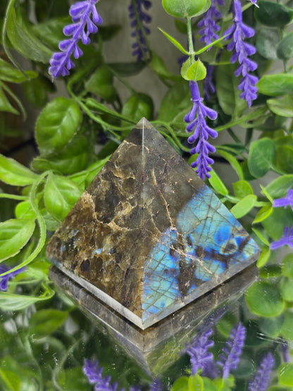 Labradorite “Stone of Magic Transformation & Protection” Pyramid Crystal Wellness