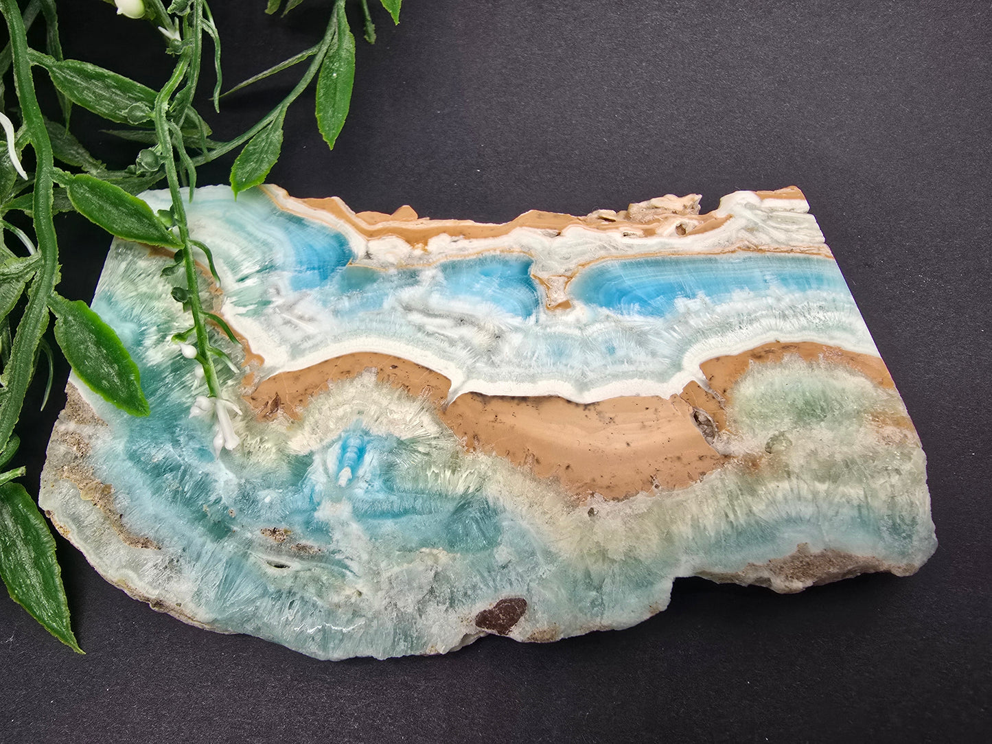 Caribbean Blue Calcite Slabs Crystal Wellness