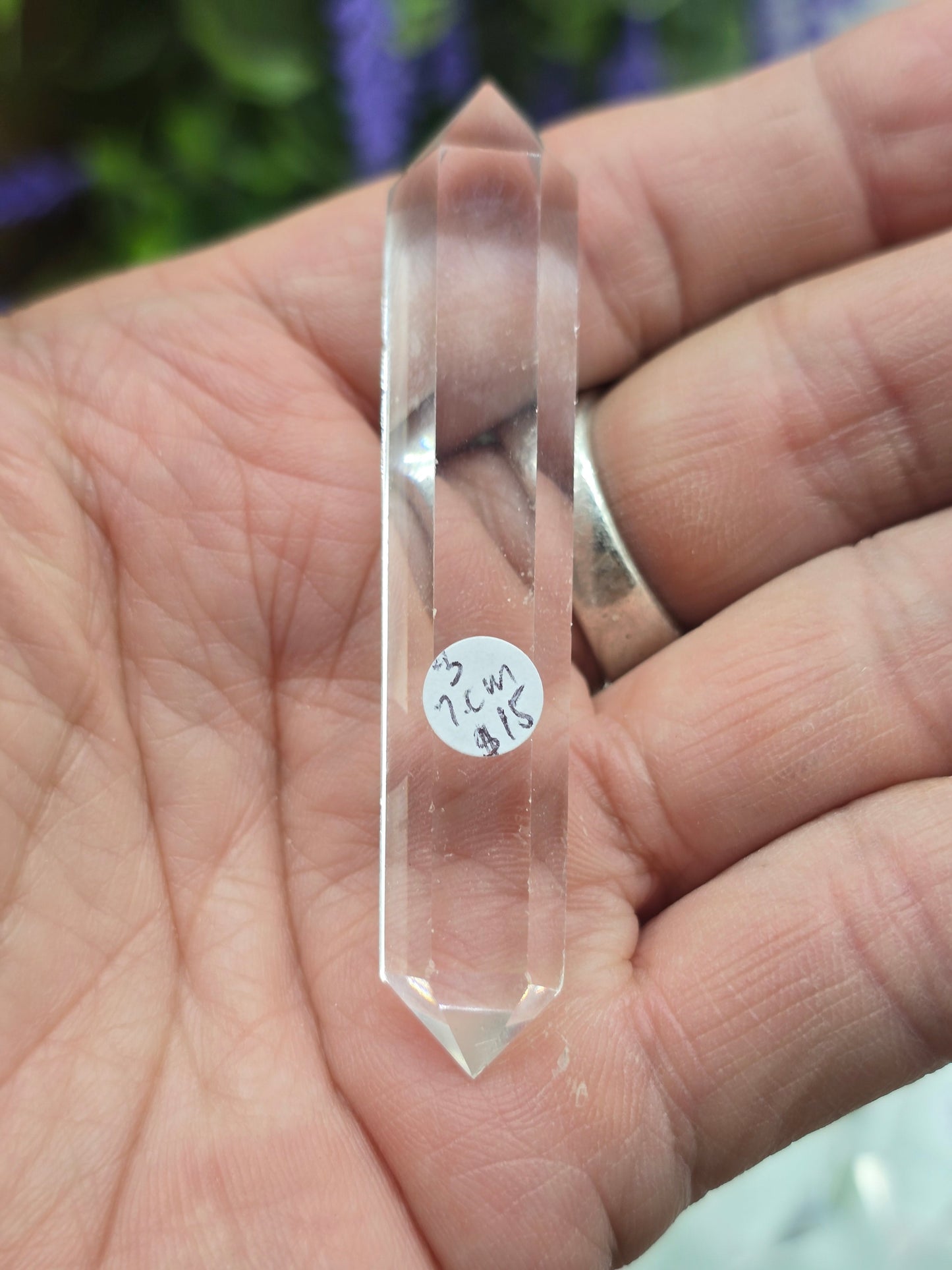 Clear Quartz Double Terminated Point Crystal Wellness