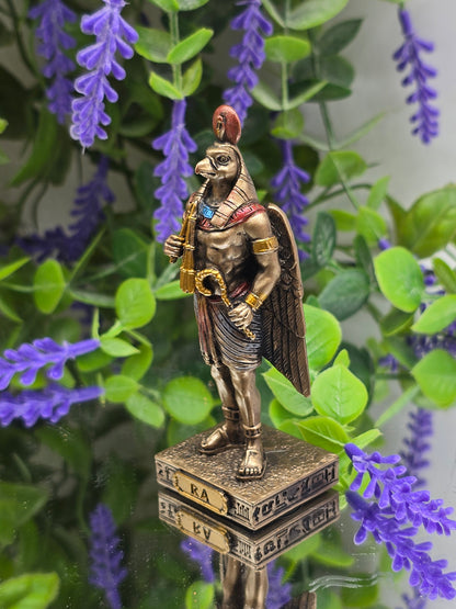 Ra God of the Sun Mini Figurine 8.9cm Crystal Wellness
