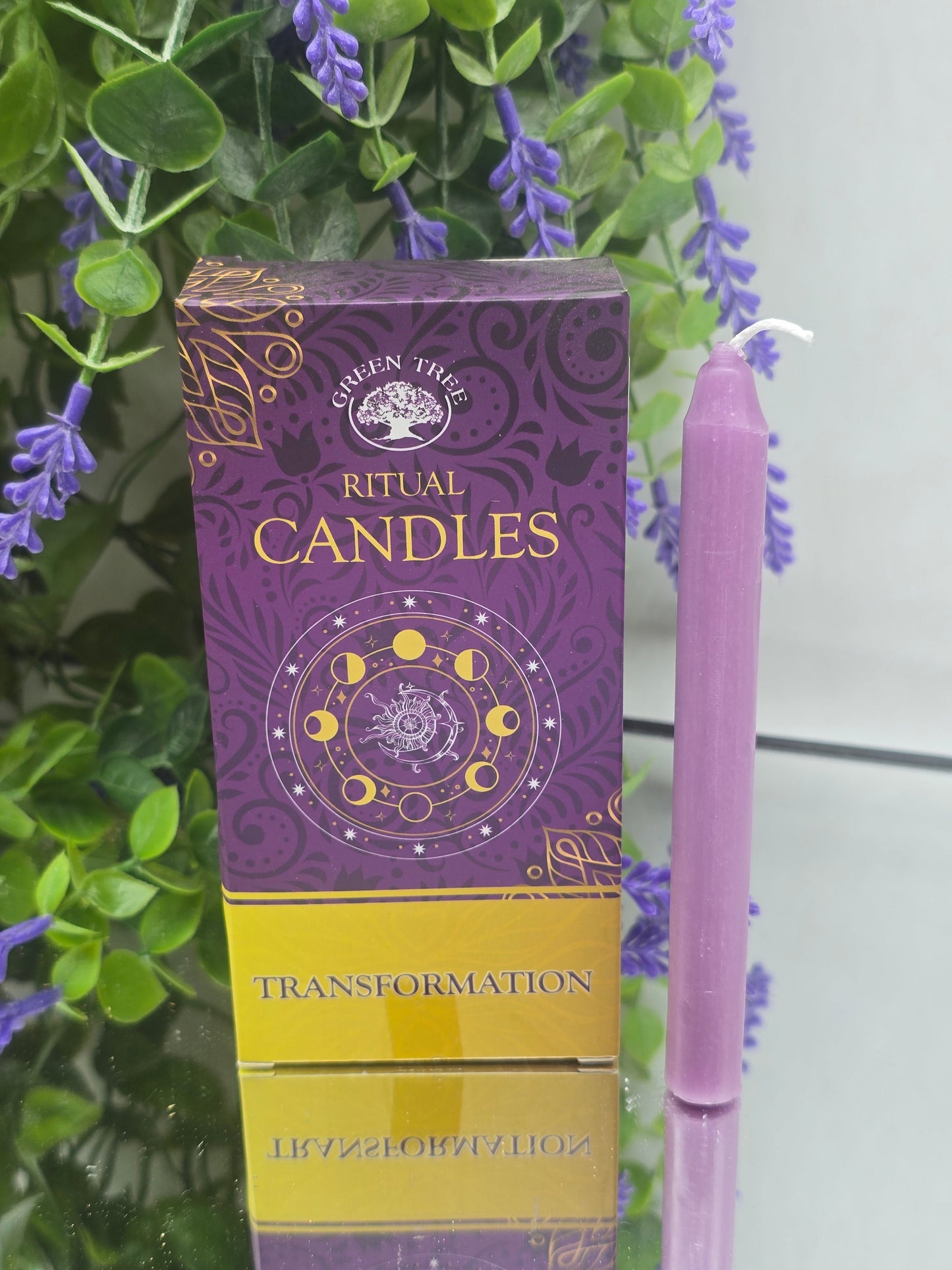 Green Tree Ritual Candles - Transformation (10 pack) Crystal Wellness