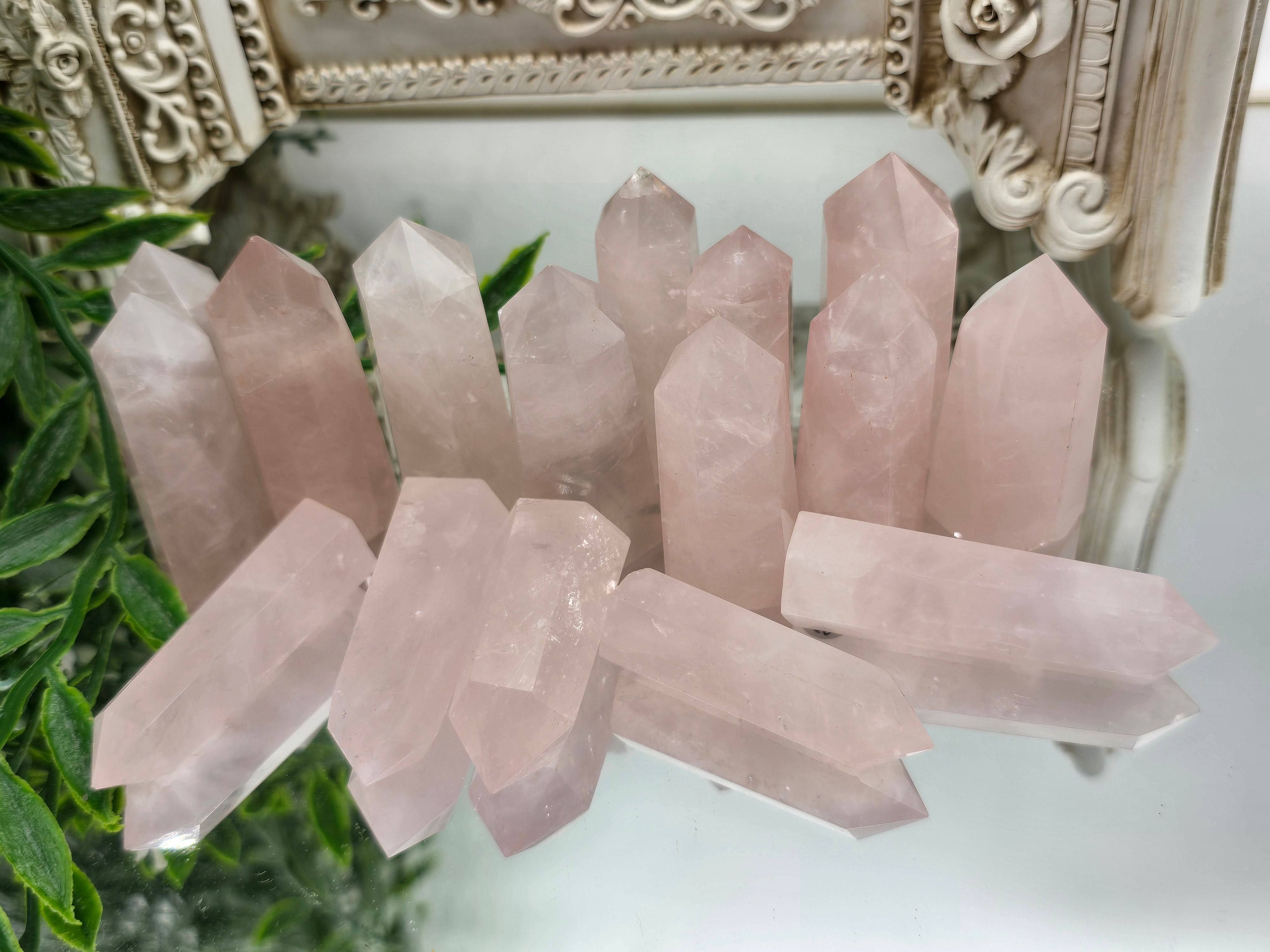 Rose Quartz Point (Stone of Unconditional Love) Crystal Wellness