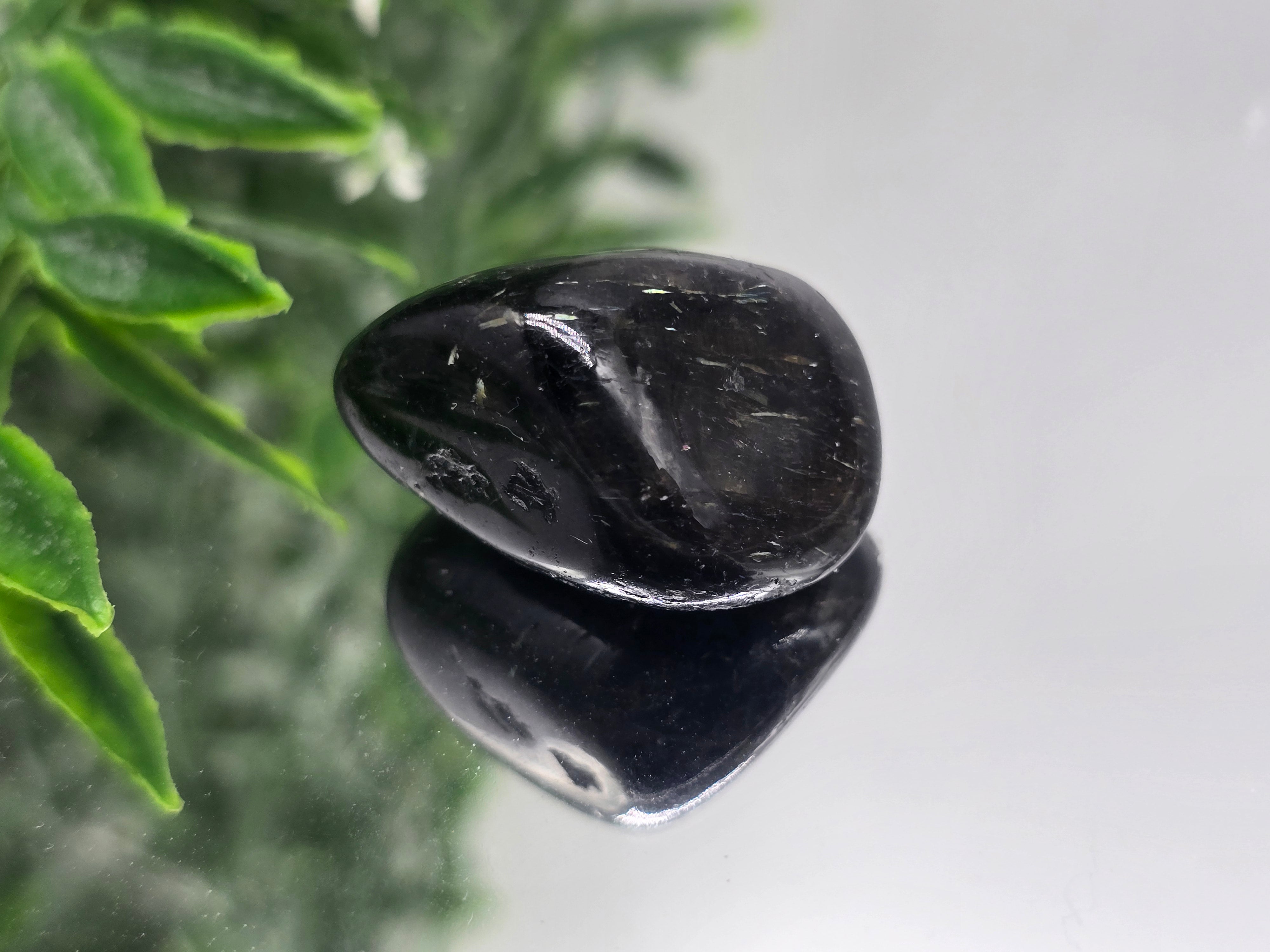 Genuine Nuumite Tumbled Stone (Stone of Ancient Protection & Personal Power) Crystal Wellness