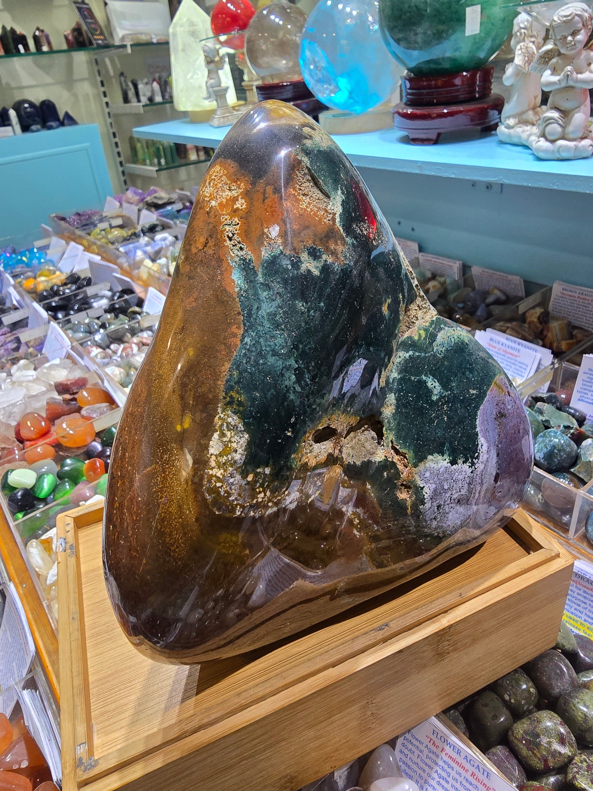 Ocean Jasper Free-Form 23x29x8cm 5.1kg Crystal Wellness
