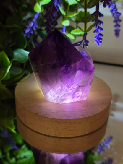 Natural Amethyst Polished Point – Stone of Peace, Intuition & Spiritual Protection Crystal Wellness