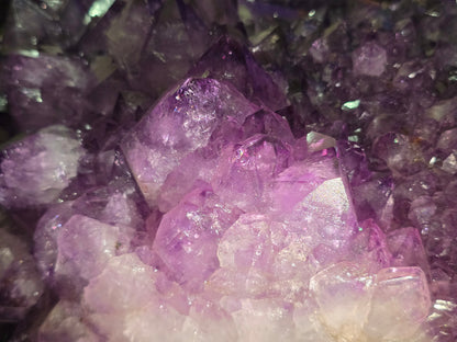 AAA Superb Deep Purple Amethyst Cluster – Stone of Divine Protection, Spiritual Awakening & Inner Harmony Crystal Wellness