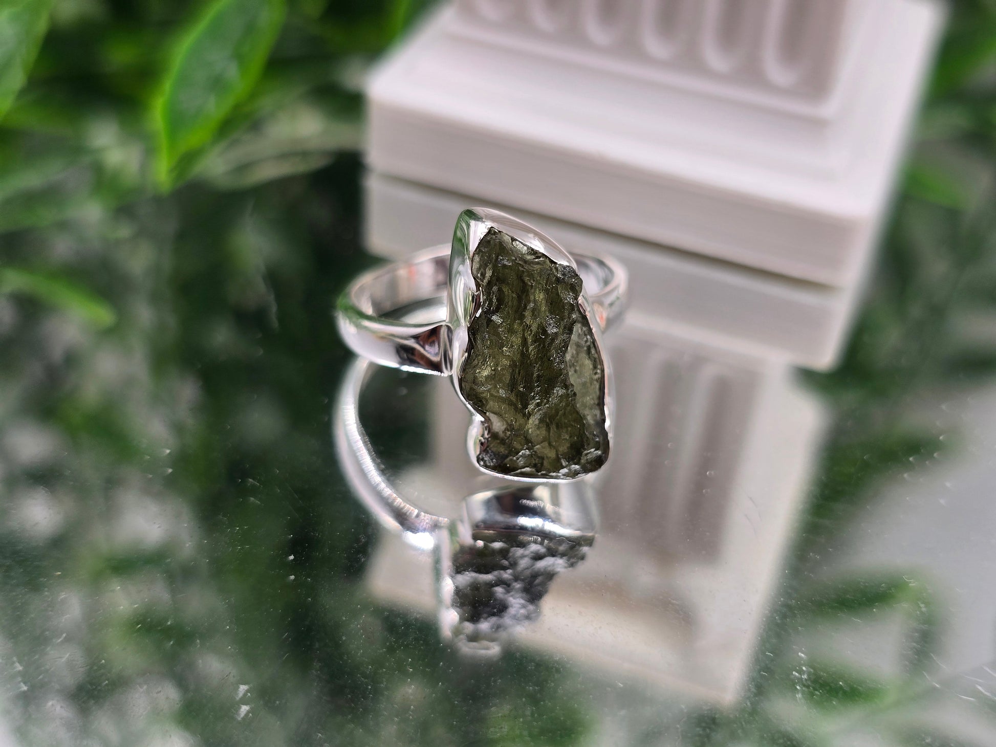 Authentic Moldavite 1.10g 9x7mm Crystal Wellness