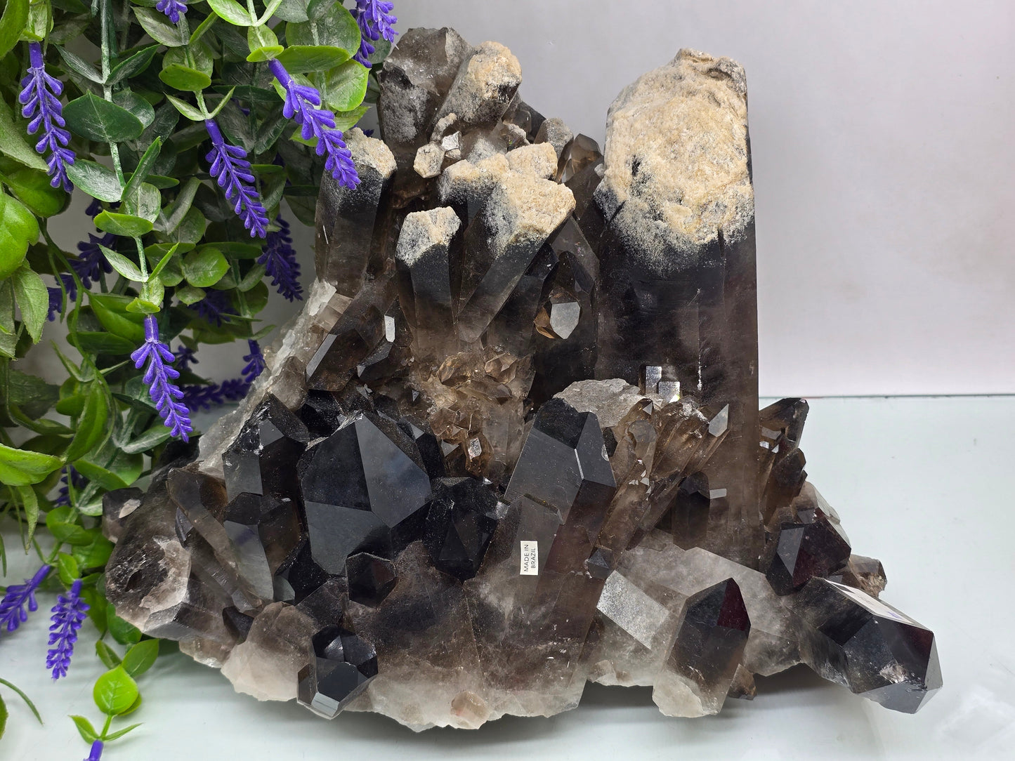 Smoky Quartz Crystal Cluster – Stone of Grounding, Protection & Positive Transformation Crystal Wellness