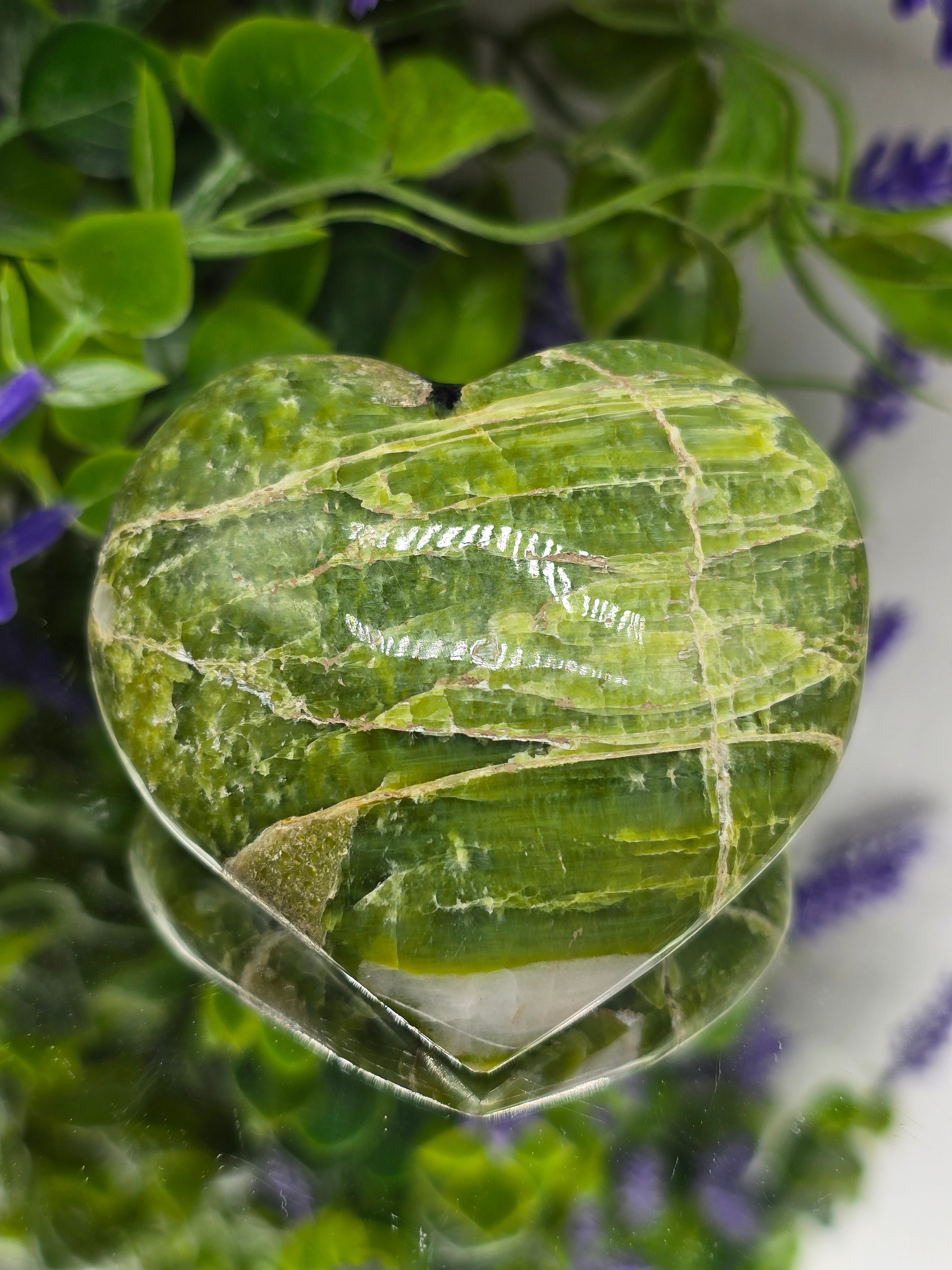 Tremolite Heart – Stone of Healing, Renewal & Heart Chakra Crystal Wellness