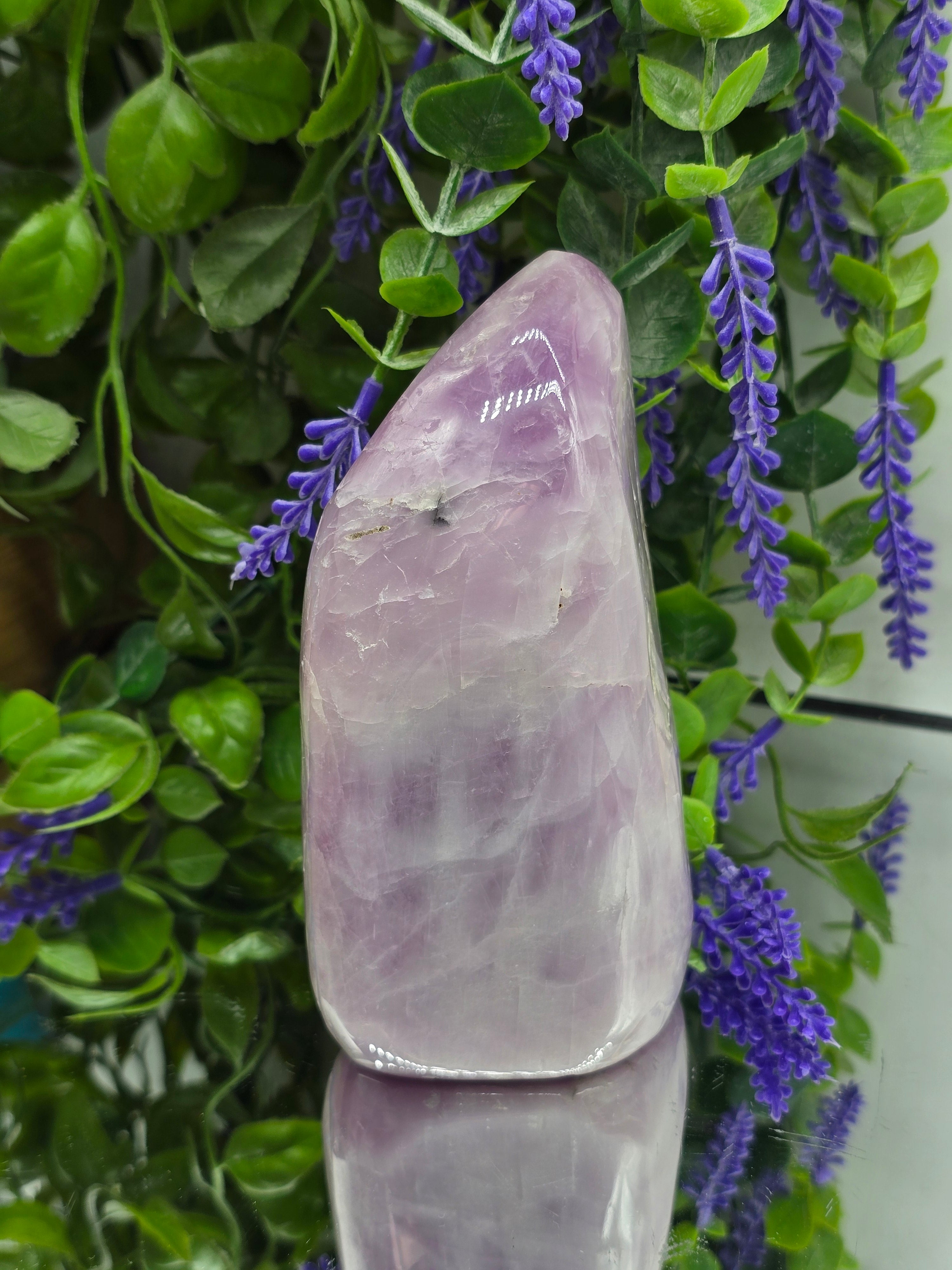 Kunzite Freeform – Stone of Divine Love, Calm & Emotional Healing Crystal Wellness