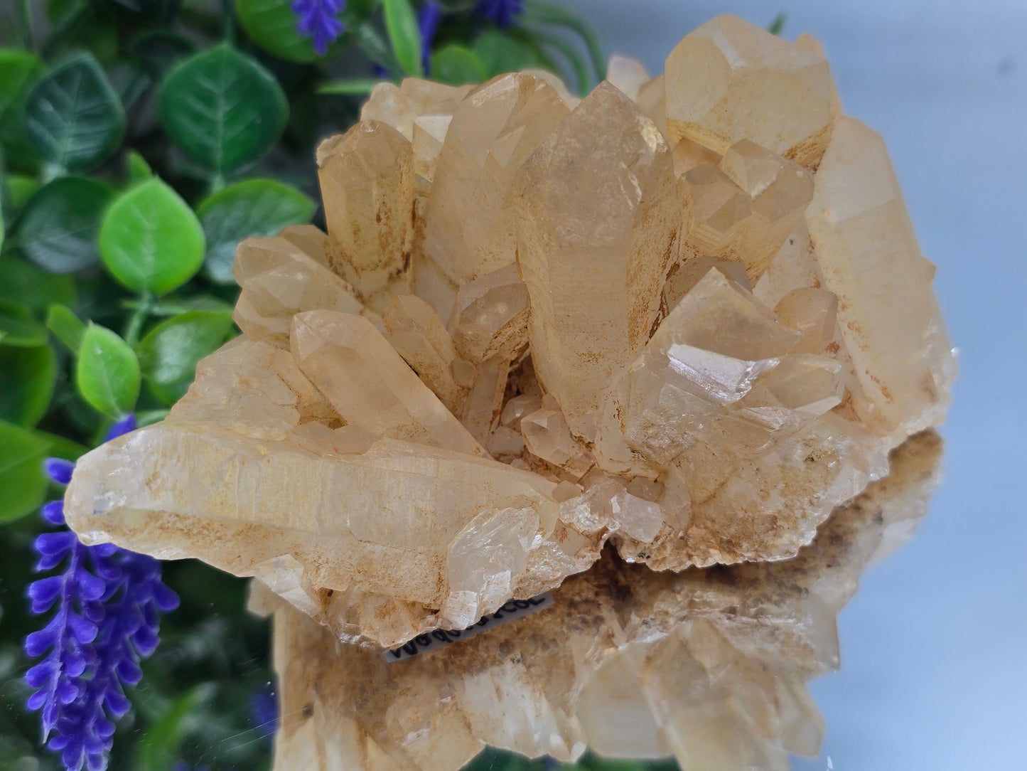Madagascar Genuine Natural Citrine Cluster – 370g (Stone of Abundance, Success & Empowerment. Crystal Wellness