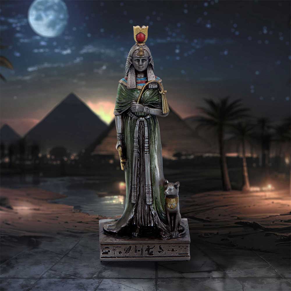 Egyptian Queen Nefertari Mini Figurine 8.6cm Crystal Wellness