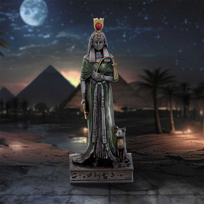 Egyptian Queen Nefertari Mini Figurine 8.6cm Crystal Wellness