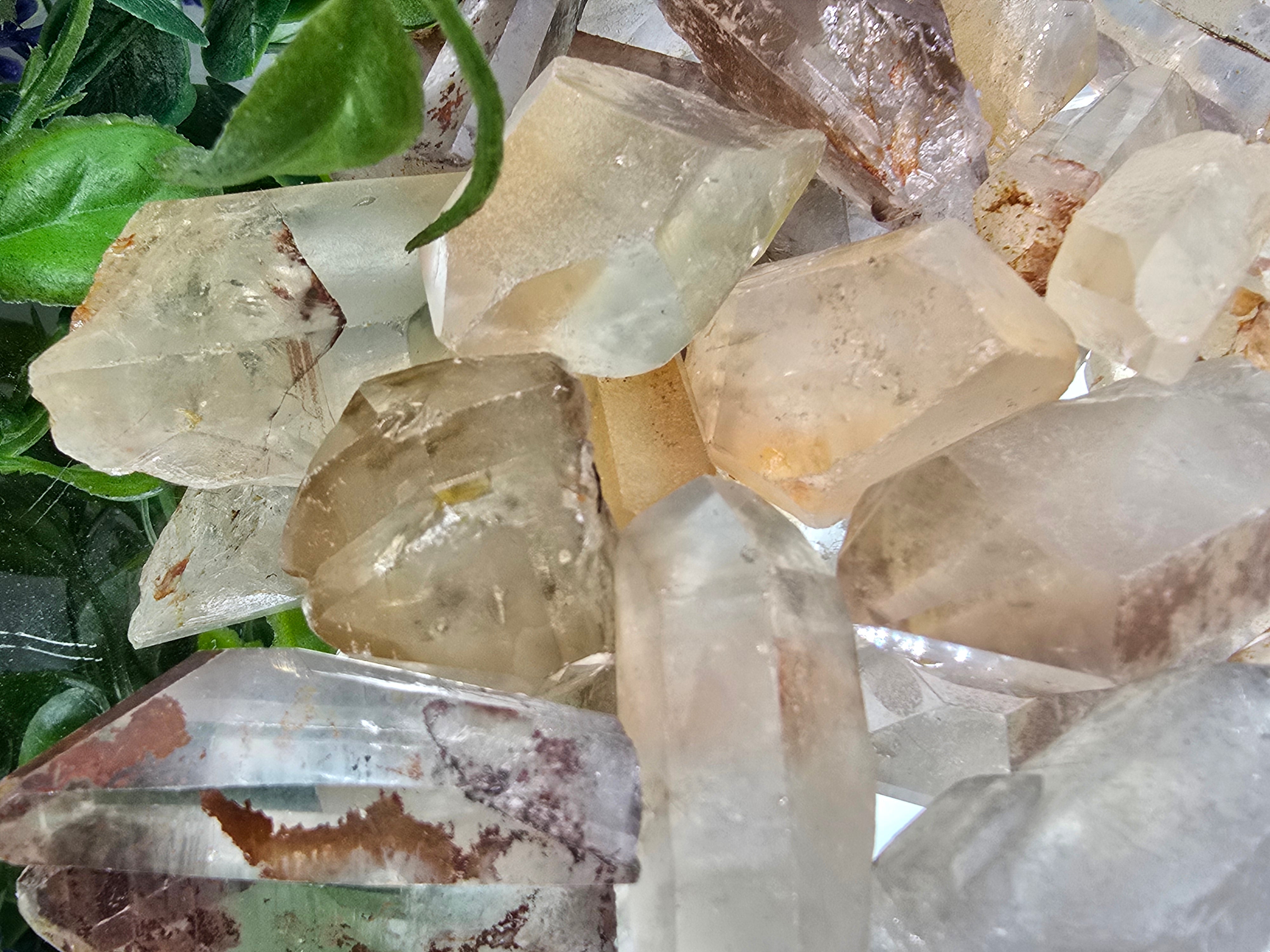 Tangerine Quartz Point (Stone of Creative Vitality & Joyful Manifestation) Crystal Wellness