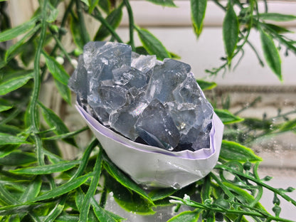Natural Celestite Cluster – Madagascar | Angelic Communication, Peace & Spiritual Connection Crystal Wellness