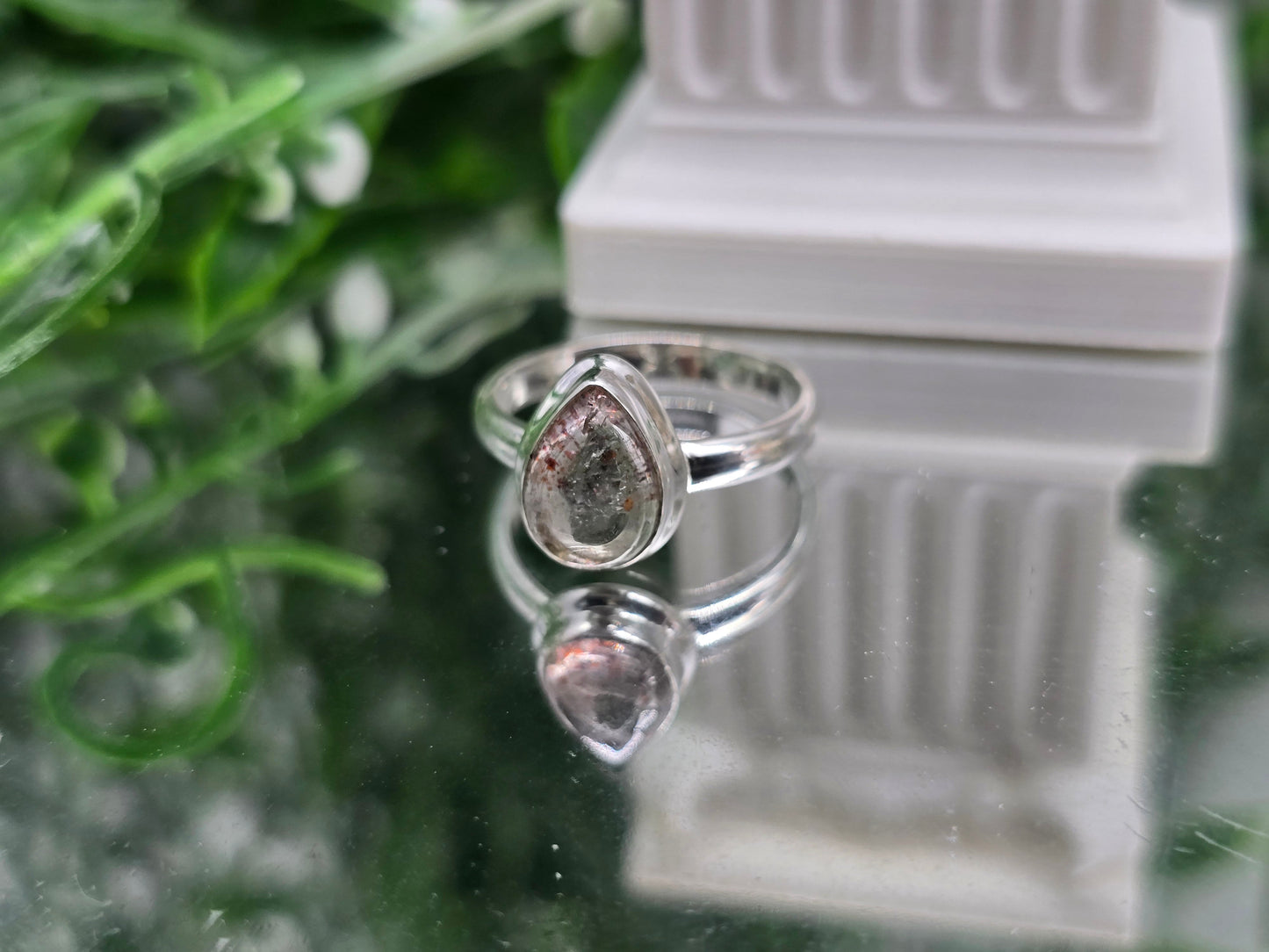 AAA Natural Orire Lucky Quartz 925 Sterling Silver Ring 7 – Stone of Luck, Abundance & New Opportunities Crystal Wellness