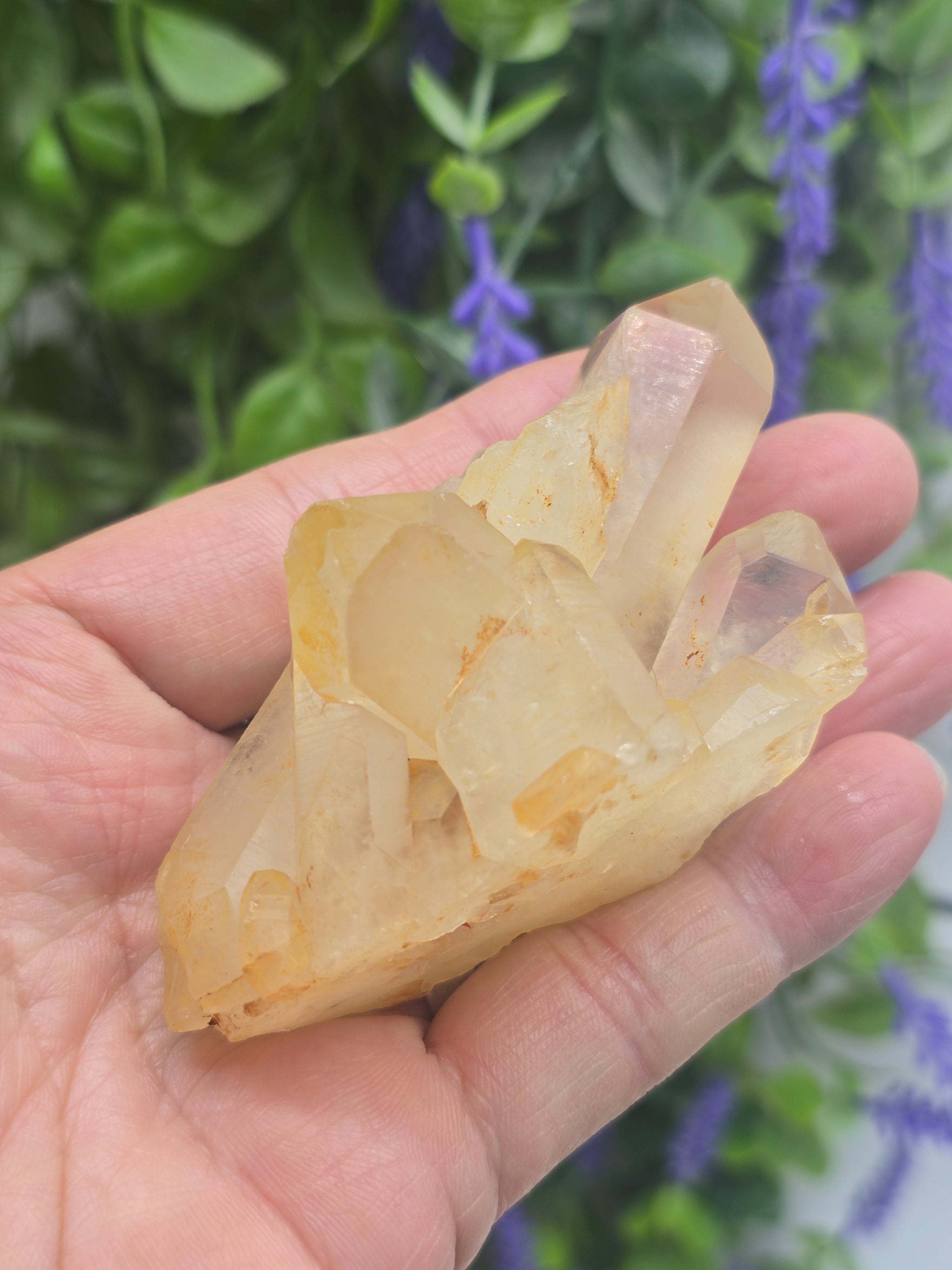 Natural Citrine Cluster – Stone of Abundance, Joy & Personal Empowerment Crystal Wellness