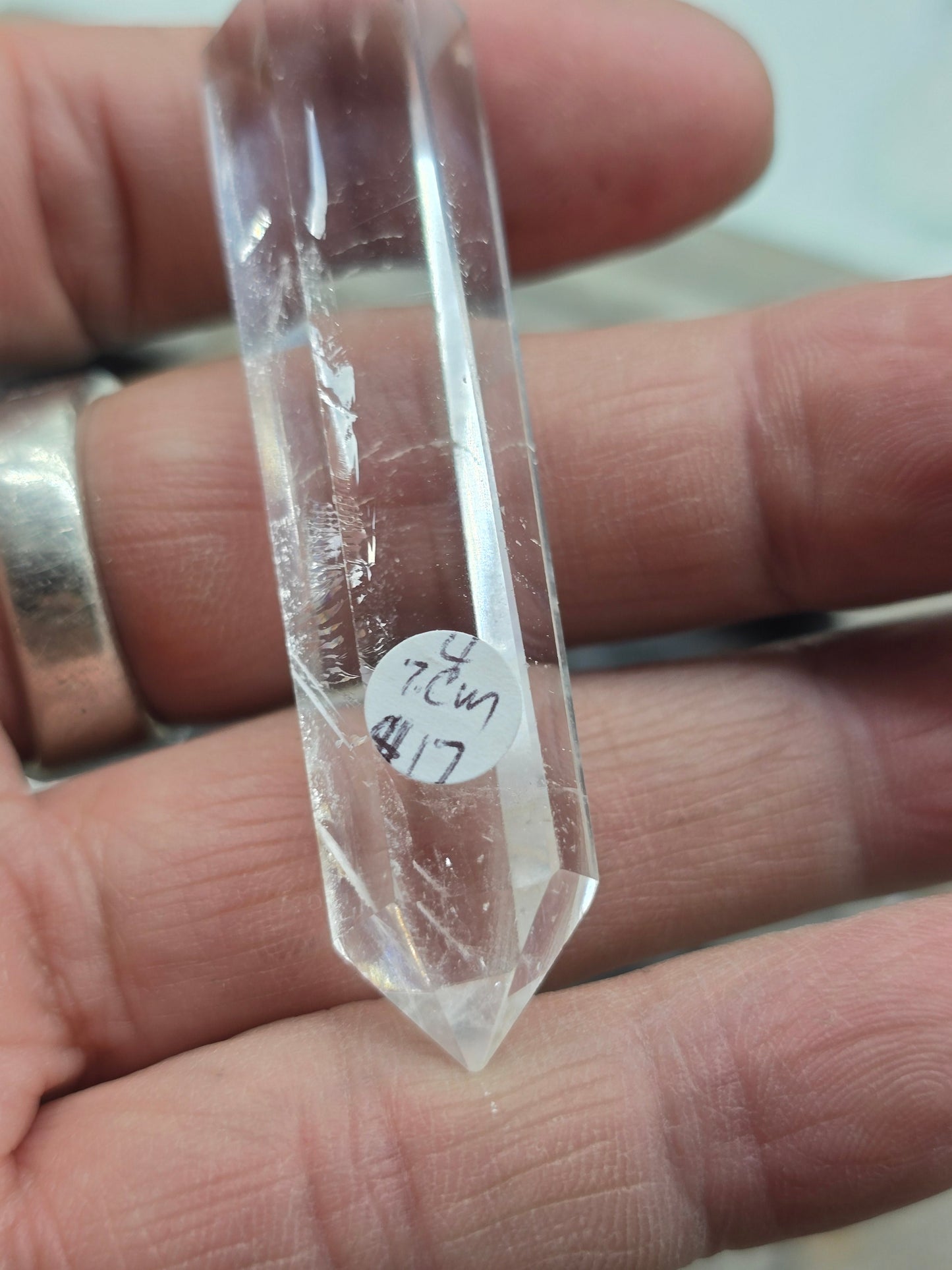 Clear Quartz Double Terminated Point Crystal Wellness