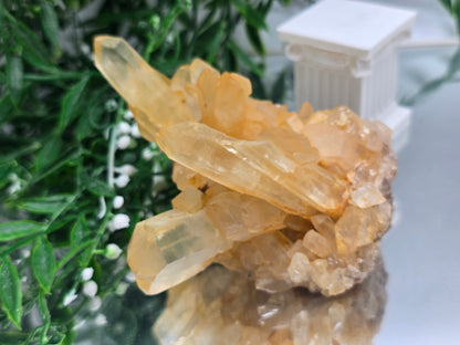 Natural Citrine Crystal Cluster — Stone of Abundance & Radiant Success | 402g Crystal Wellness