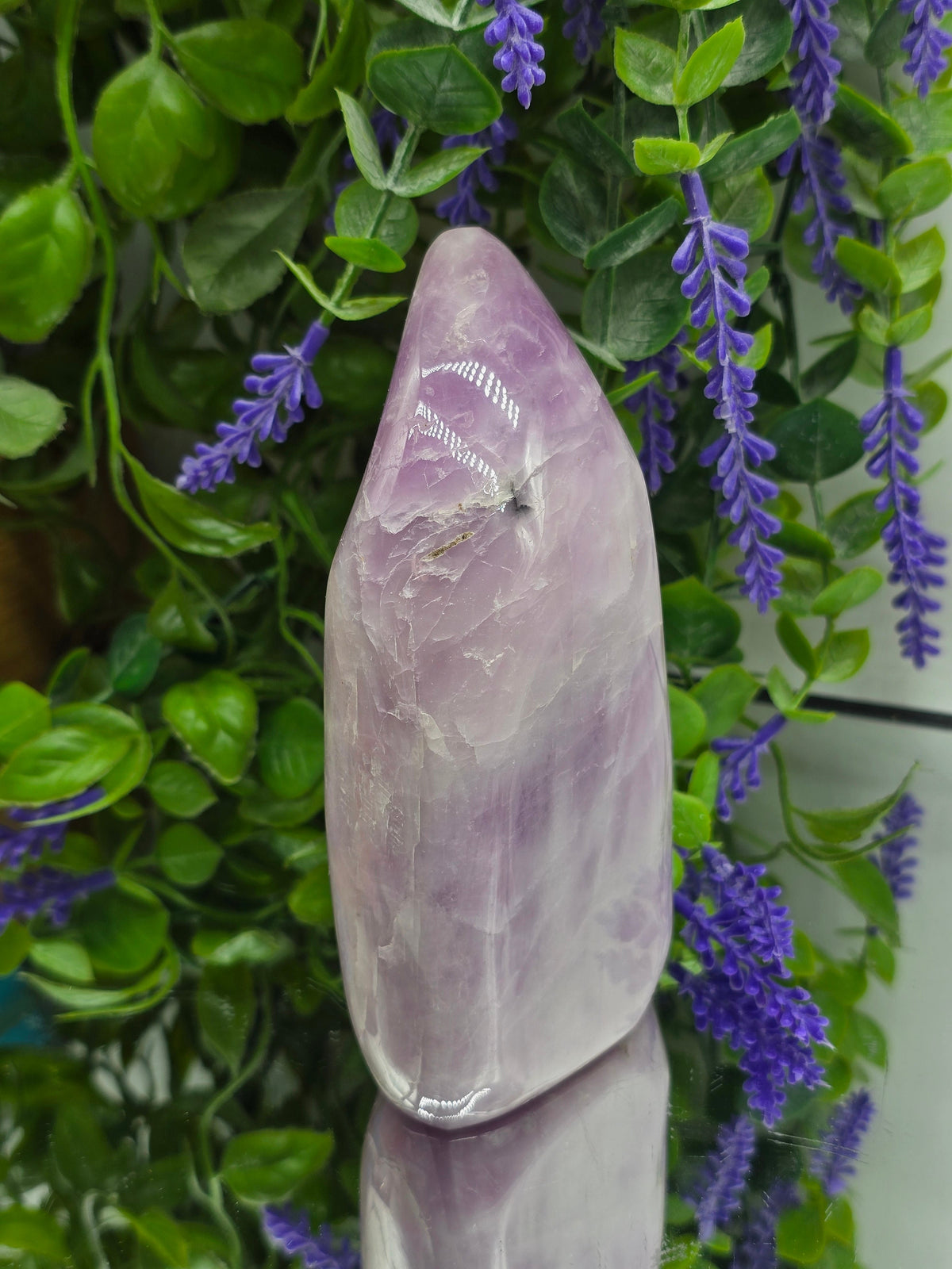 Kunzite Freeform – Stone of Divine Love, Calm & Emotional Healing Crystal Wellness