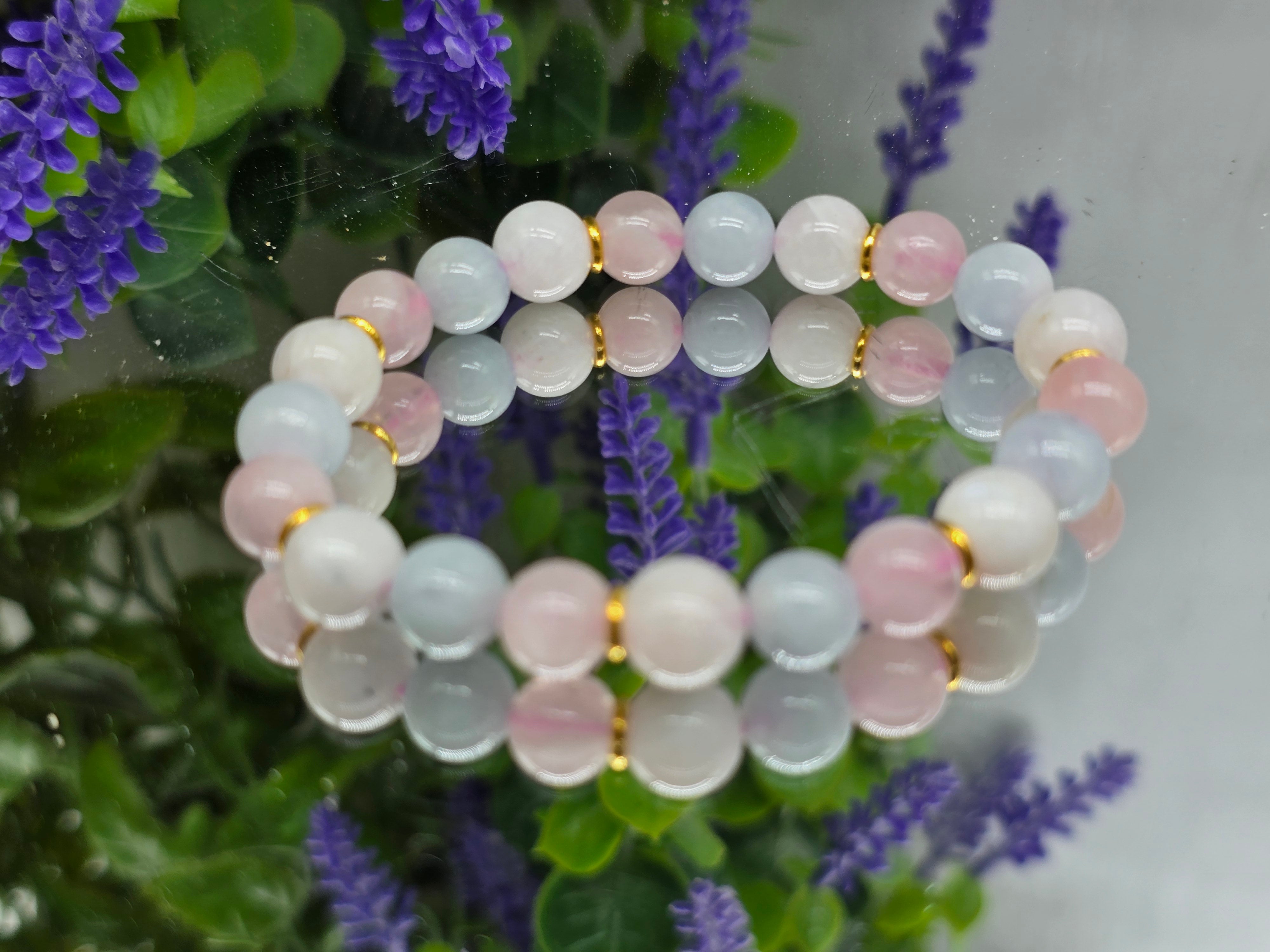 Divine Serenity Beads Bracelet 8mm Crystal Wellness