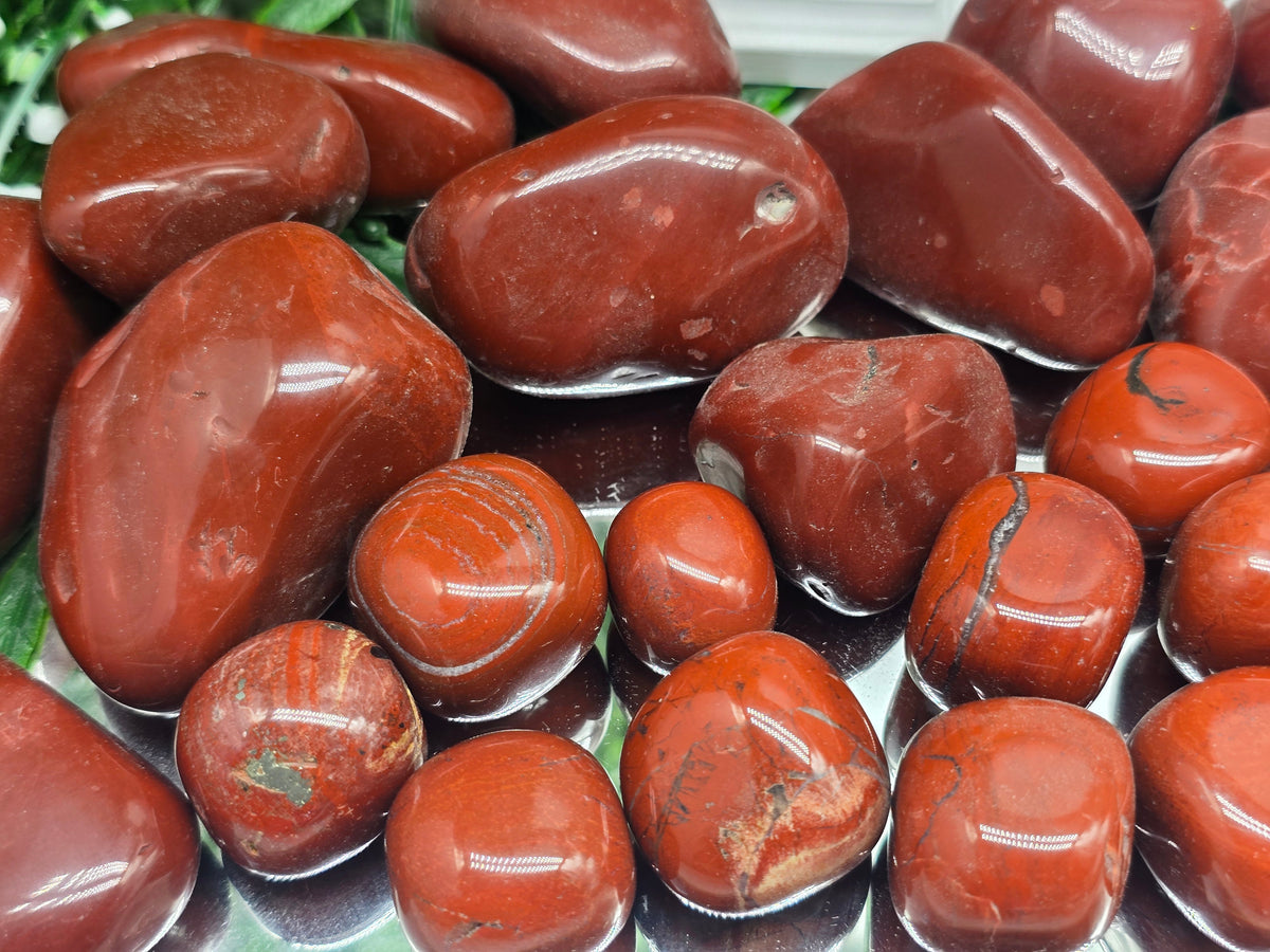 Red Jasper Tumbled Stone Crystal Wellness