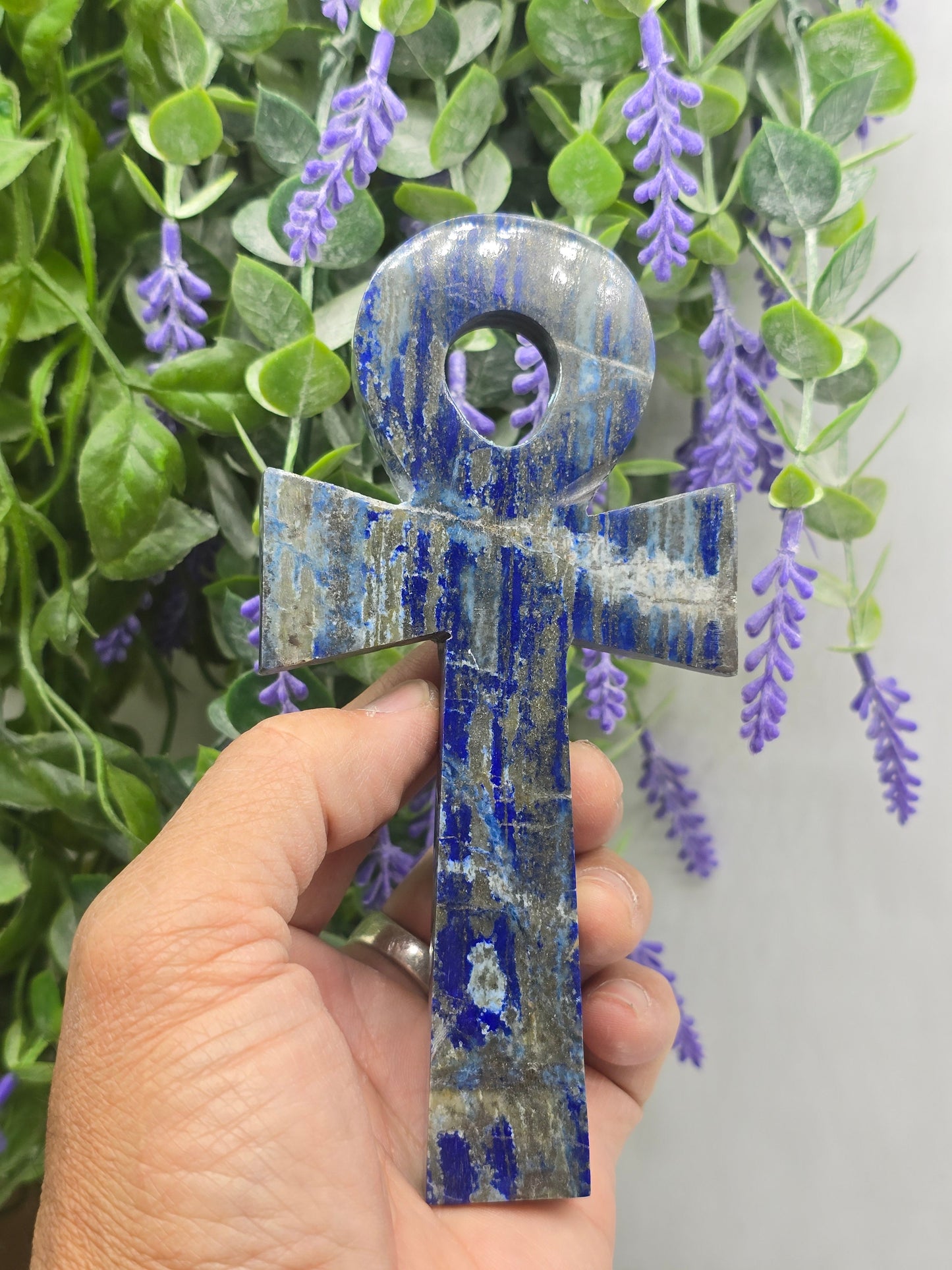 Lapis Lazuli Egyptian Ankh – Stone of Wisdom and Divine Truth Crystal Wellness