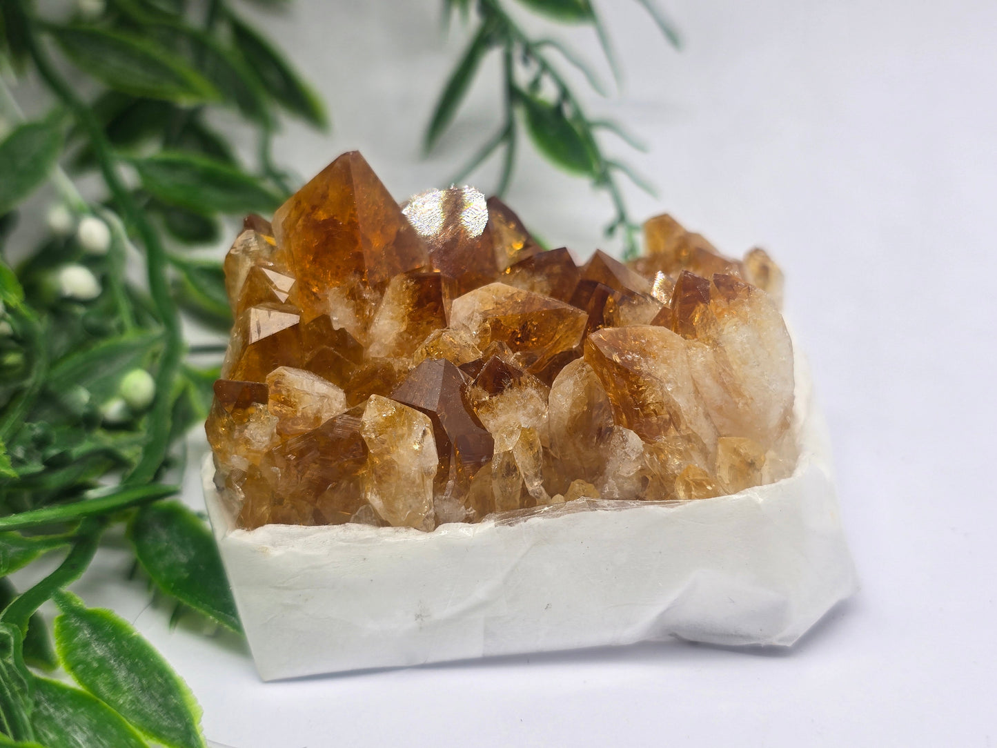 Citrine Cluster Crystal Wellness
