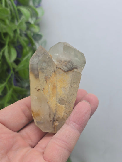 Green Phantom Quartz Natural Specimen 8x5x5cm – Self-Healing, Regeneration & Aligned Growth Crystal Wellness