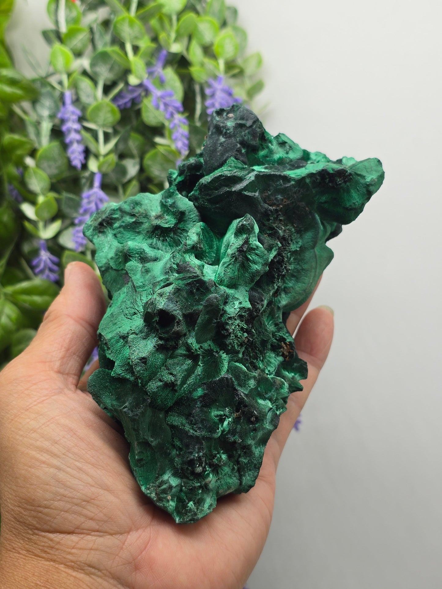 Malachite Polished Freeform Crystal Wellness