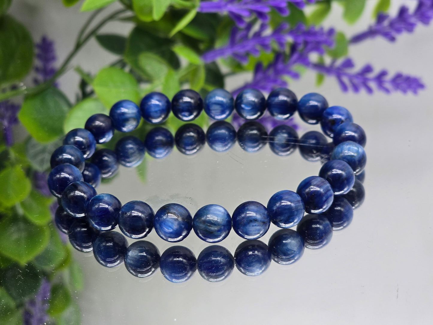 Blue Kyanite Premium 8mm Bracelet — Alignment, Protection & Clear Communication Crystal Wellness