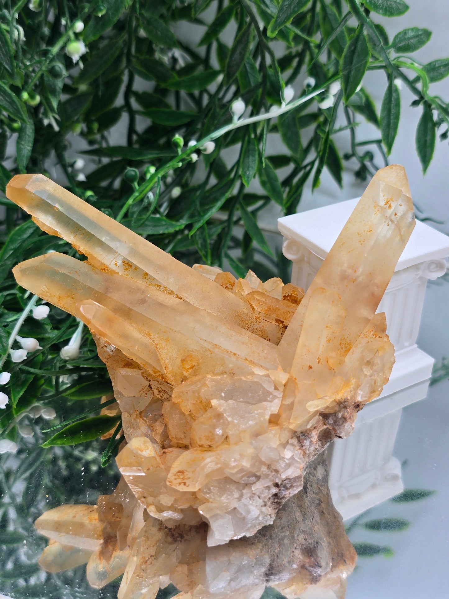 Genuine Natural Citrine Cluster — Stone of Abundance, Confidence & Success | 517g Crystal Wellness