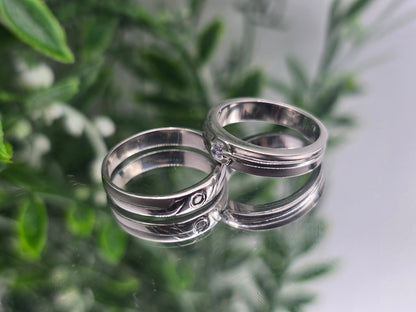 White Zircon Sterling Silver Ring – Light of Inner Peace Crystal Wellness