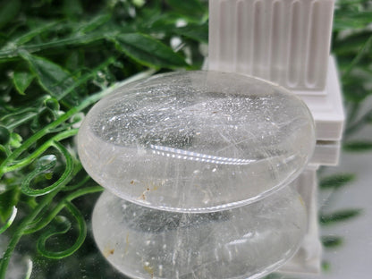Premium Madagascar Clear Quartz Palmstone — Stone of Clarity, Amplification & Ultimate Power Crystal Wellness