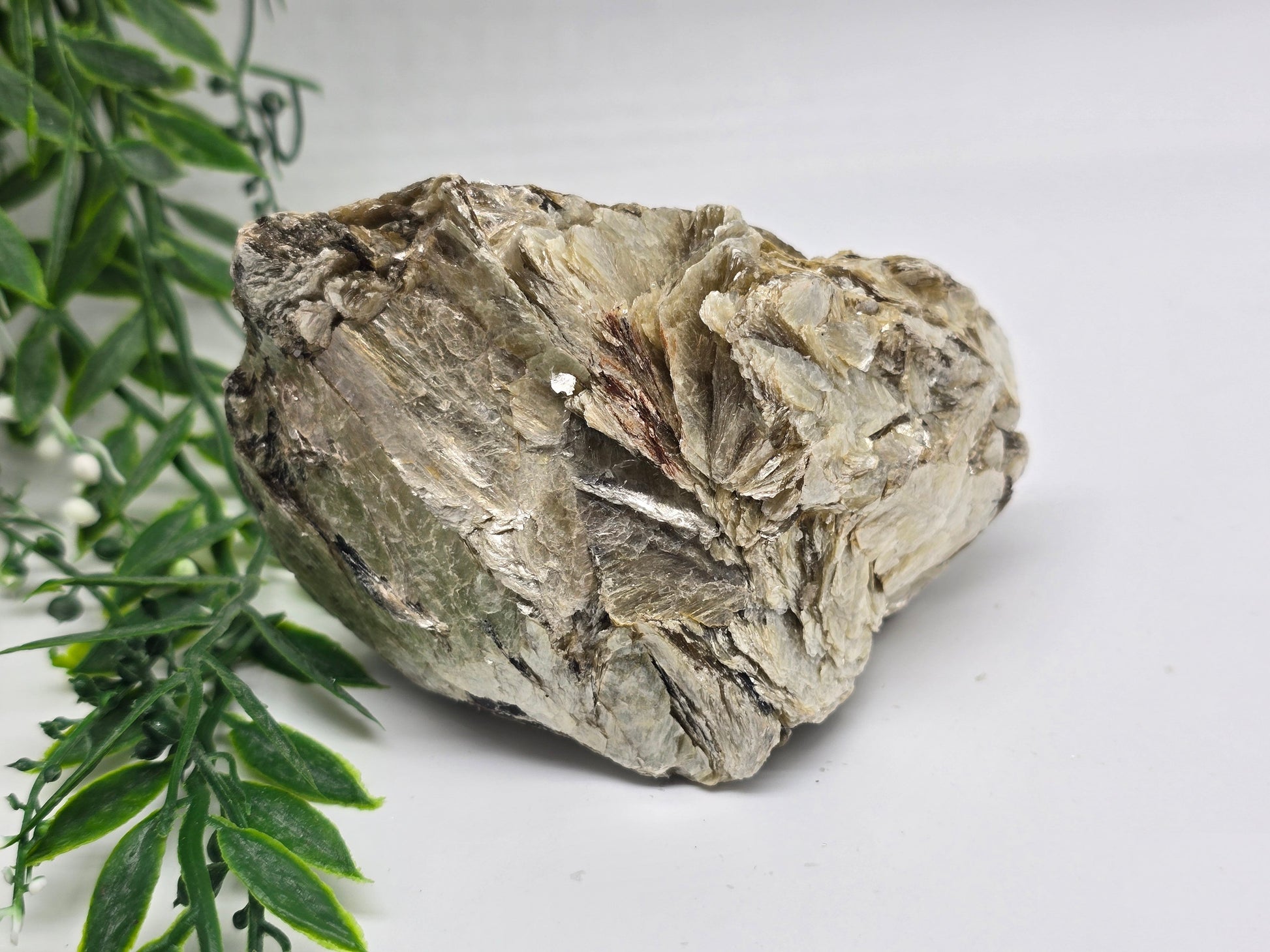 Rare Mica with Black Tourmaline – 11x7x6cm | 0.4kg Crystal Wellness