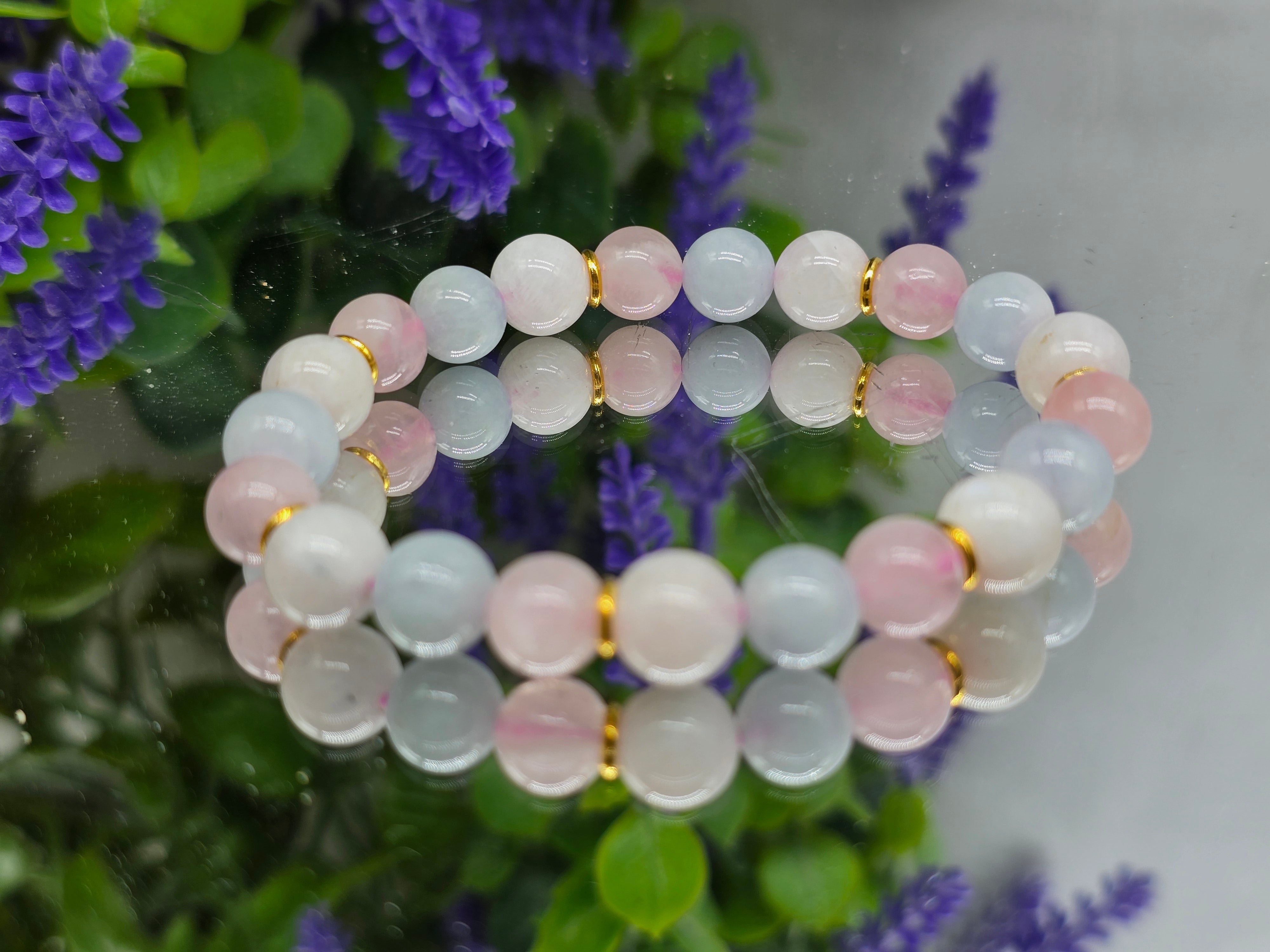 Divine Serenity Beads Bracelet 8mm Crystal Wellness