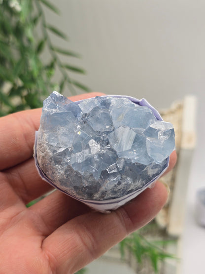 Natural Celestite Cluster – Madagascar | Angelic Communication, Peace & Spiritual Connection Crystal Wellness