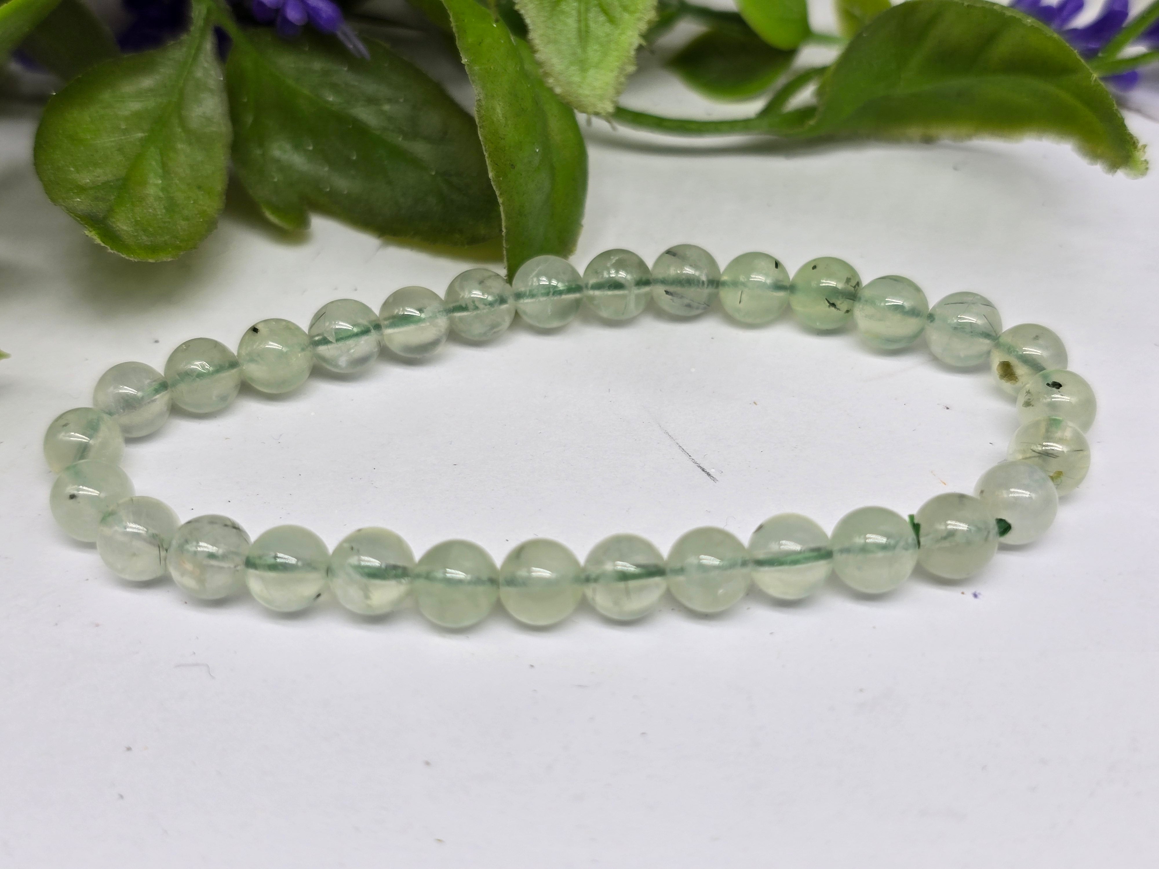 Prehnite Bracelet Crystal Wellness