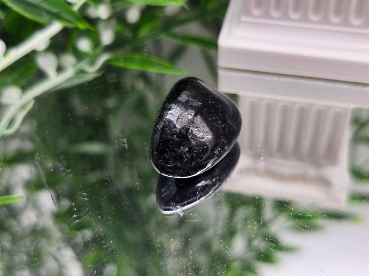 Genuine Nuumite Tumbled Stone | Stone of Ancient Protection, Transformation & Personal Power | 12.19g Crystal Wellness