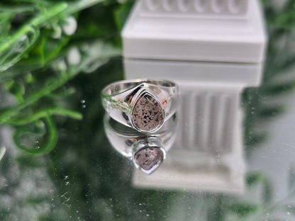 AAA Natural Orire Lucky Quartz 925 Sterling Silver Ring 7 – Stone of Luck, Abundance & New Opportunities Crystal Wellness