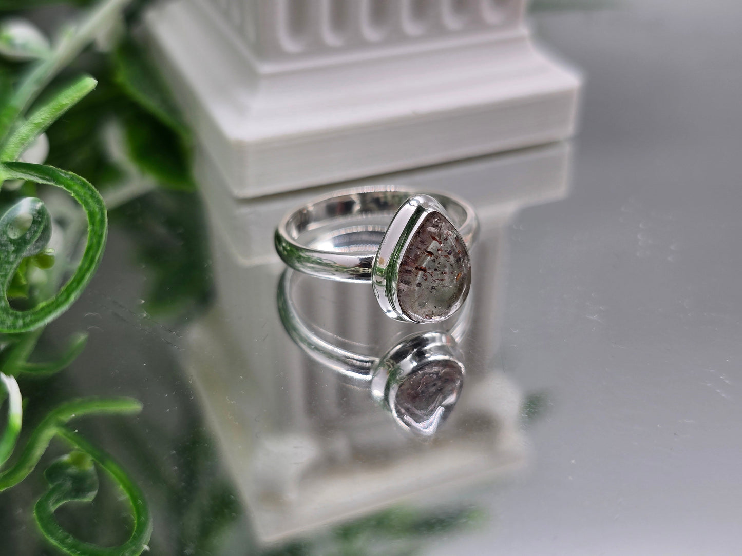 AAA Natural Orire Lucky Quartz 925 Sterling Silver Ring 7 – Stone of Luck, Abundance & New Opportunities Crystal Wellness