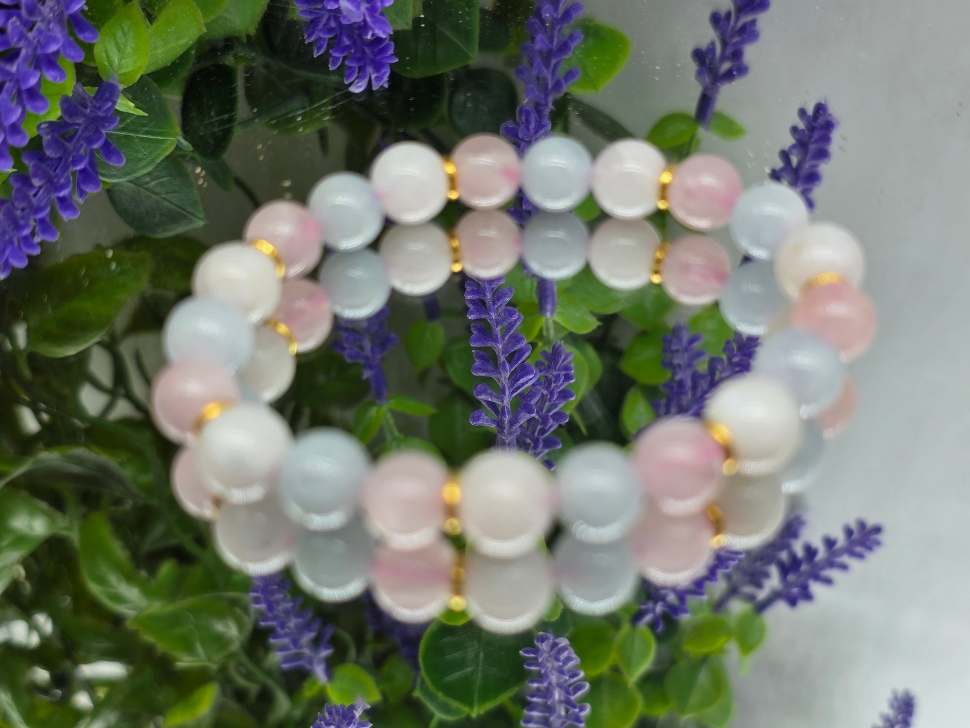 Divine Serenity Beads Bracelet 8mm Crystal Wellness