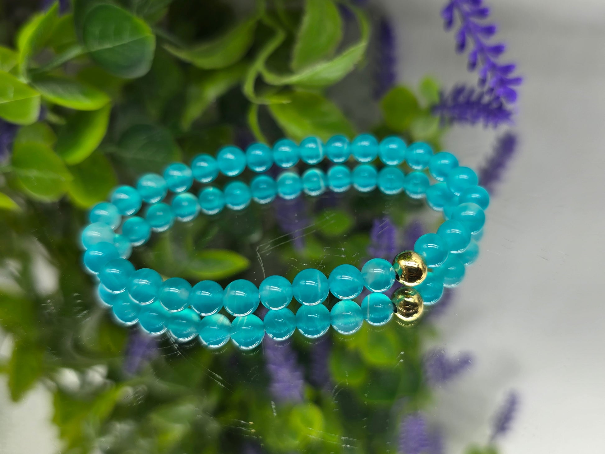 Premium Amazonite 6mm Beads Bracelet (Stone of Truth, Harmony & Hope) Crystal Wellness